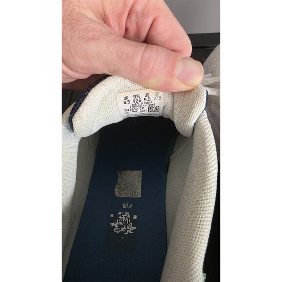 PUMA Mirage Sport White Blue Green Colorblock 397817-02 Men's Athletic Sneakers - Picture 6 of 12